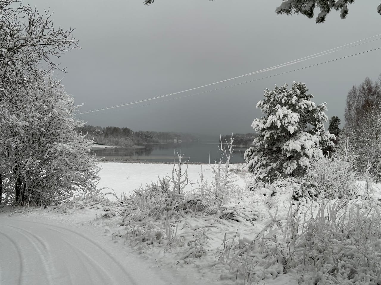 озеро богатырское зимой
